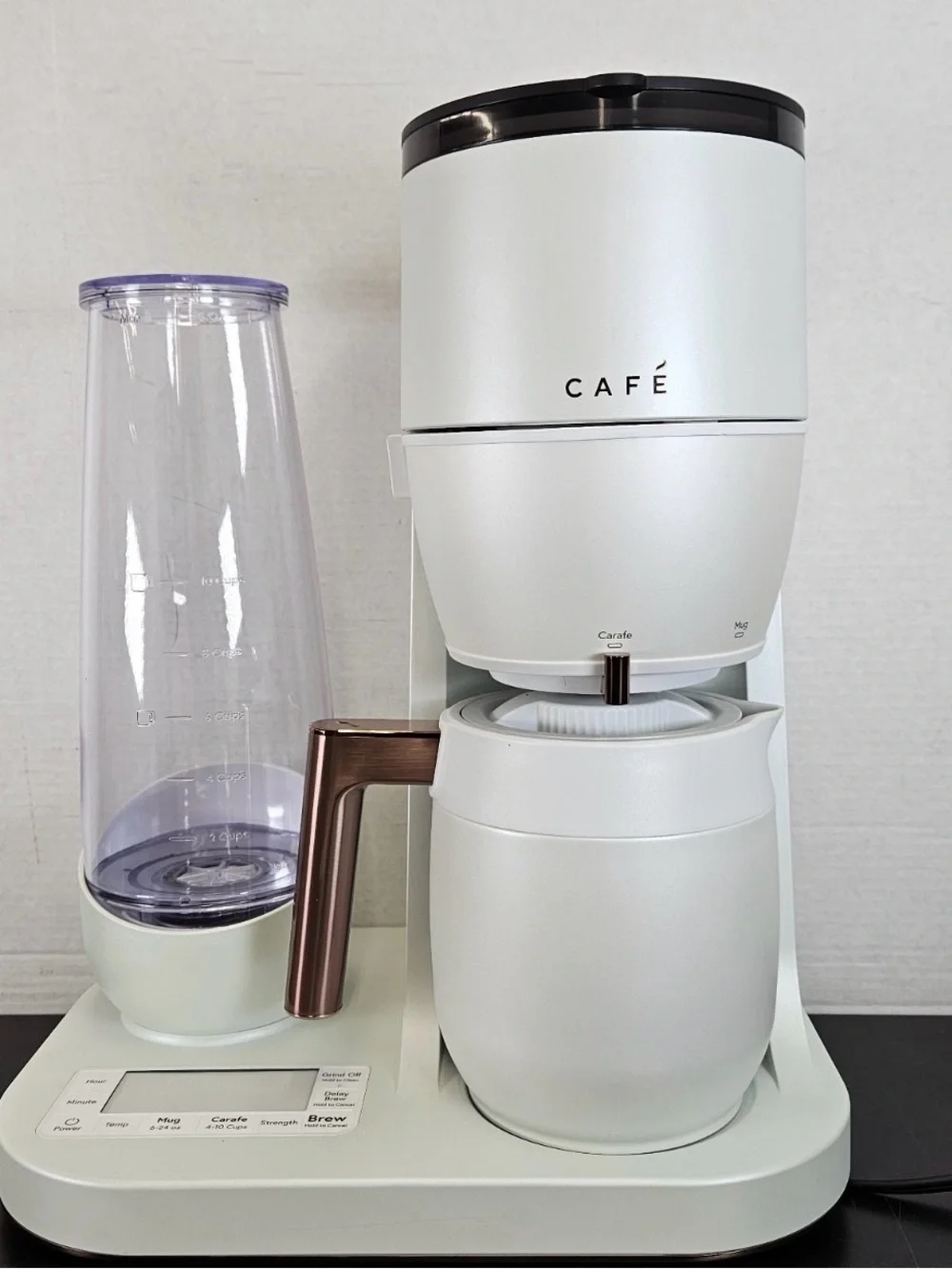 CAFÉ Specialty Grind & Brew Coffee Maker White Rose Gold